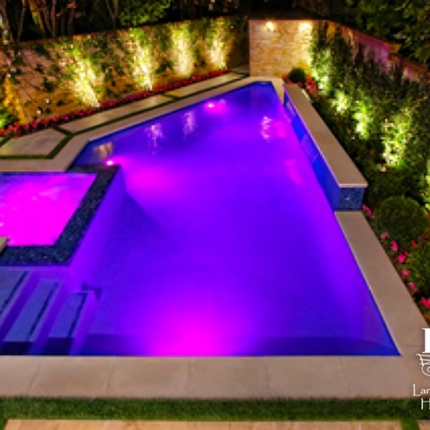 Backlit Pool Photo